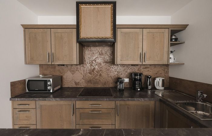 Residence Sissi Urlaub Wohnen Appartement Typ Prestige Küche