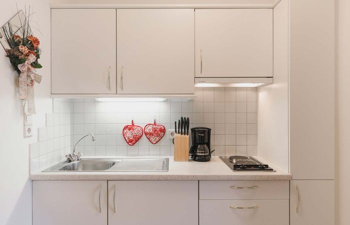 Residence Sissi Urlaub Wohnen Appartement Typ Romantic Küche