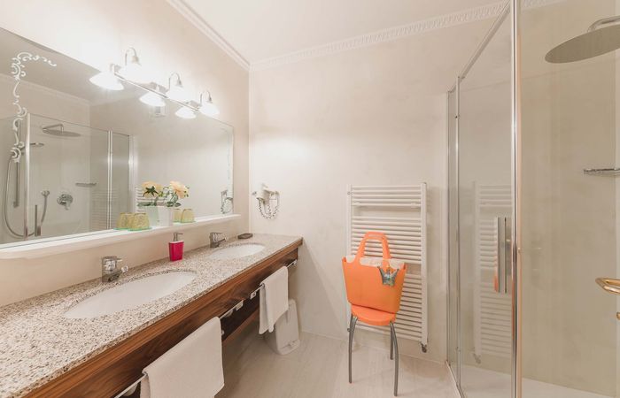 Residence Sissi Urlaub Wohnen Appartement Typ Classic Badezimmer