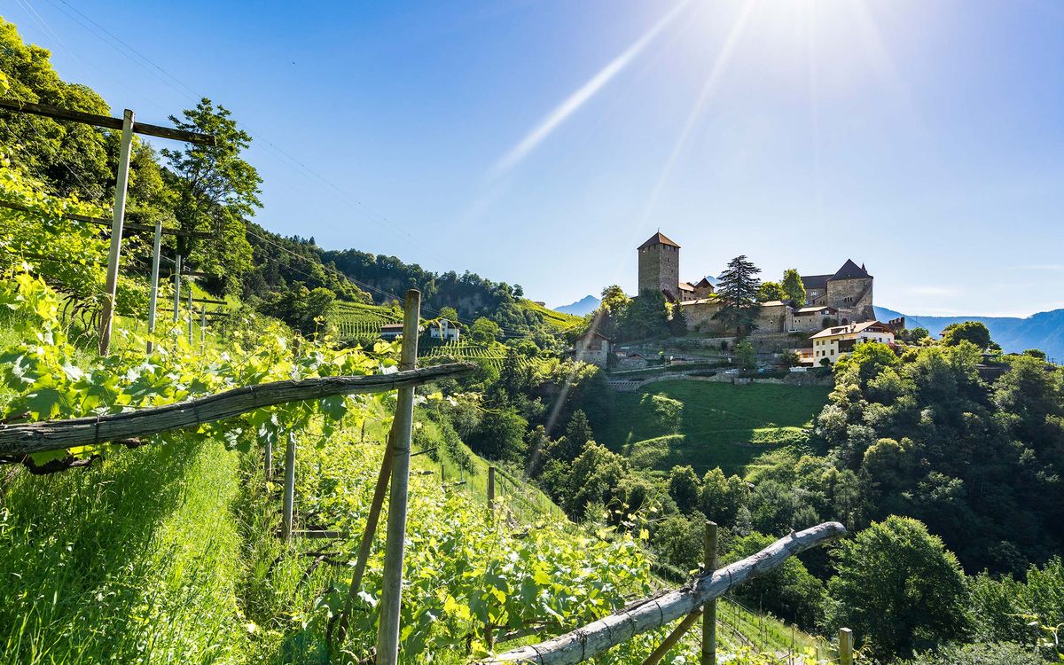 Dorf Tirol Schloss Wandern Residence Sissi