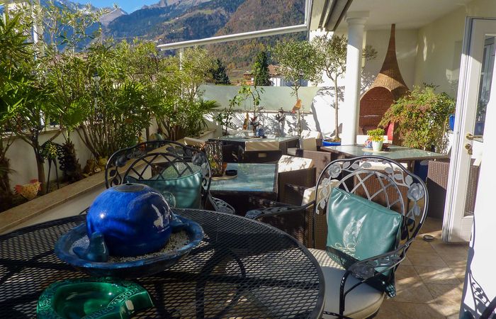 Terrazza sole vacanze Tirolo Residence Sissi