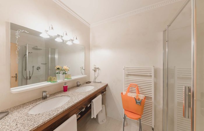 Residence Sissi Urlaub Wohnen Appartement Typ Charme Badezimmer