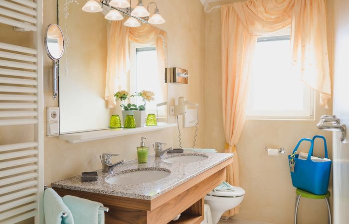 Residence Sissi Urlaub Wohnen Appartement Typ Superior Badezimmer