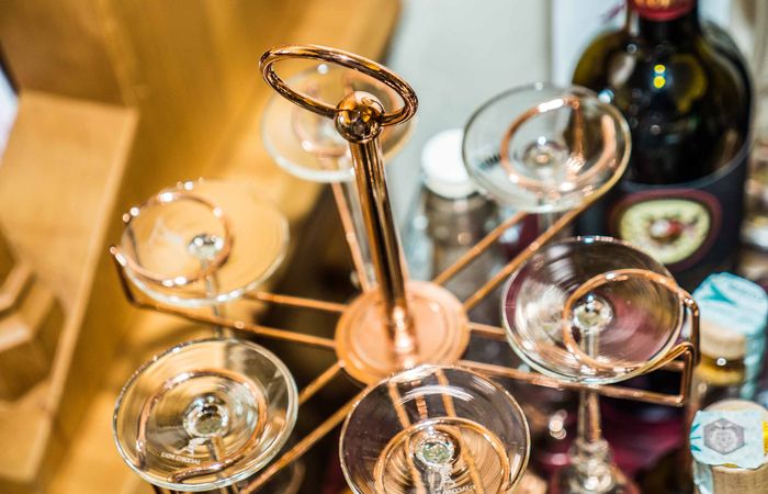 Tirolo Sissistube bicchieri di vino Residence Sissi