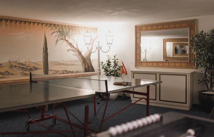 Residence Sissi sala ricreativa ping pong intrattenimento