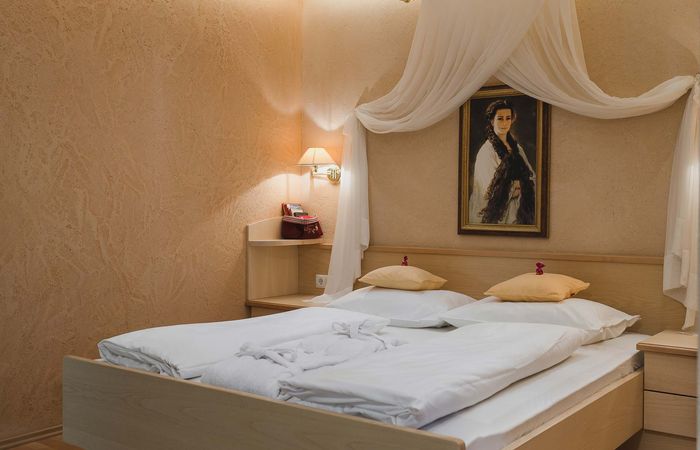 Wohnen Urlaub Dorf Tirol Residence Sissi Doppelbett Appartement